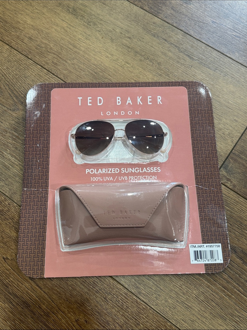 Ted Baker woman Translucent Frames with Brown Lenses and Pink Case